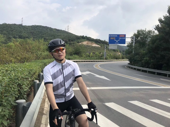 me cycling in summer